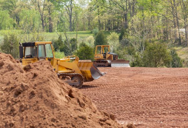 Bulldozer Land Clearing in Puyallup